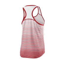 Wilson Tank Team Striped rot/weiss Damen